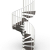 Phola_Spiral-staircase-Wenge-and-white-steel